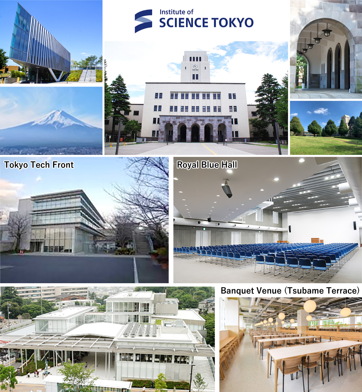 Institute of Science Tokyo, Ookayama Campus Tokyo Tech Front (Royal Blue Hall and Kuramae Hall)